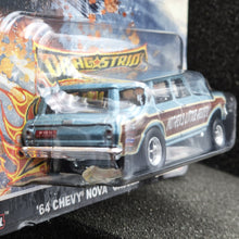 Load image into Gallery viewer, Hot Wheels 2022 '64 Chevy Nova Gasser Blue Dragstrip Demons Car Culture 3/5 New