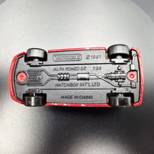 Load image into Gallery viewer, Matchbox 1993 Alfa Romeo SZ Red #6 Matchbox 1-75