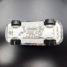 Load image into Gallery viewer, Matchbox 1986 Porsche 928 Blue/White #SF3 Matchbox 1-75