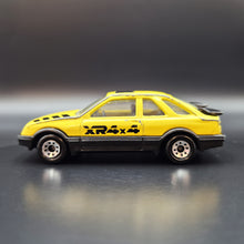 Load image into Gallery viewer, Matchbox 1988 Ford Sierra XR4i Light Yellow #55 Matchbox 1-75