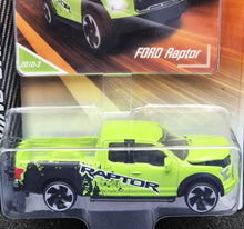 Load image into Gallery viewer, Majorette 2019 Ford F-150 Raptor Lime Green #201D Racing Cars New