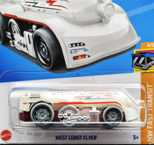 Load image into Gallery viewer, Hot Wheels 2024 West Coast Flyer White #56 HW Fast Transit 4/5 New Long Card