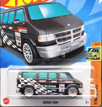 Load image into Gallery viewer, Hot Wheels 2024 Dodge Van Matte Black #248 HW Vans 5/5 New Long Card
