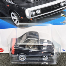 Load image into Gallery viewer, Hot Wheels 2024 '70 Dodge Charger Black #161 Tooned 1/5 New Long Card