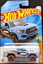 Load image into Gallery viewer, Hot Wheels 2024 '20 Toyota Tacoma Light Blue #198 HW Dirt 4/10 New Long Card