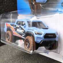 Load image into Gallery viewer, Hot Wheels 2024 '20 Toyota Tacoma Light Blue #198 HW Dirt 4/10 New Long Card