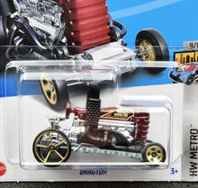 Load image into Gallery viewer, Hot Wheels 2024 Dragtor Maroon #176 HW Metro 9/10 New Long Card