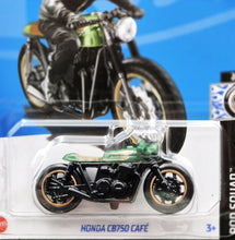 Load image into Gallery viewer, Hot Wheels 2024 Honda CB750 Cafe Dark Green #49 Rod Squad 2/5 New Long Card