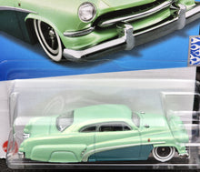 Load image into Gallery viewer, Hot Wheels 2024 Hirohata Merc Seafoam Green #143 Rod Squad 5/5 New Long Card
