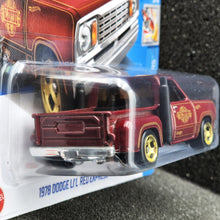 Load image into Gallery viewer, Hot Wheels 2024 1978 Dodge Li'l Red Express Truck Burgundy #53 HW Celebration Racers 3/10 New