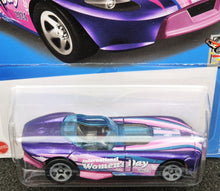 Load image into Gallery viewer, Hot Wheels 2024 Rrroadster Purple #76 HW Celebration Racers 4/10 New Long Card