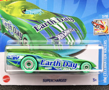 Load image into Gallery viewer, Hot Wheels 2024 Supercharged (Funny Car) Green #124 HW Celebration Racers 7/10 New