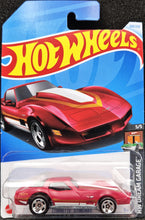 Load image into Gallery viewer, Hot Wheels 2024 Corvette Stingray Red #109 HW Dream Garage 5/5 New Long Card