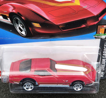 Load image into Gallery viewer, Hot Wheels 2024 Corvette Stingray Red #109 HW Dream Garage 5/5 New Long Card