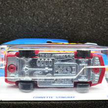 Load image into Gallery viewer, Hot Wheels 2024 Corvette Stingray Red #109 HW Dream Garage 5/5 New Long Card