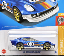 Load image into Gallery viewer, Hot Wheels 2024 El Segundo Coupe Blue #51 HW Turbo 1/5 New Long Card