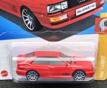 Load image into Gallery viewer, Hot Wheels 2024 '87 Audi Quattro Red #102 HW Turbo 2/5 New Long Card