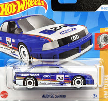 Load image into Gallery viewer, Hot Wheels 2024 Audi 90 Quattro Dark Blue #144 HW Turbo 4/5 New