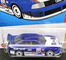 Load image into Gallery viewer, Hot Wheels 2024 Audi 90 Quattro Dark Blue #144 HW Turbo 4/5 New Long Card
