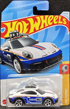 Load image into Gallery viewer, Hot Wheels 2024 Porsche 911 Rallye White/Blue #172 HW Turbo 5/5 New Long Card