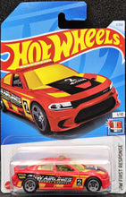 Load image into Gallery viewer, Hot Wheels 2024 '15 Dodge Charger SRT Red #7 HW First Response 1/10 New Long Card