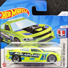 Load image into Gallery viewer, Hot Wheels 2024 '15 Dodge Charger SRT Light Green #7 HW First Response 1/10 New