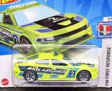 Load image into Gallery viewer, Hot Wheels 2024 '15 Dodge Charger SRT Light Green #7 HW First Response 1/10 New