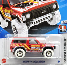 Load image into Gallery viewer, Hot Wheels 2024 Nissan Patrol Custom Red #34 HW First Response 5/10 New Long Card