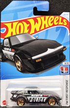 Load image into Gallery viewer, Hot Wheels 2024 Mazda RX-7 Black #80 HW First Response 8/10 New Long Card