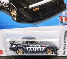 Load image into Gallery viewer, Hot Wheels 2024 Mazda RX-7 Black #80 HW First Response 8/10 New Long Card