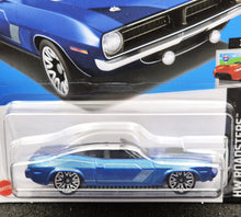 Load image into Gallery viewer, Hot Wheels 2024 '70 Plymouth Barracuda Dark Blue #20 HW Roadsters 3/5 New Long Card