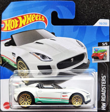 Load image into Gallery viewer, Hot Wheels 2024 '15 Jaguar F-Type Project 7 White #116 HW Roadsters 5/5 New