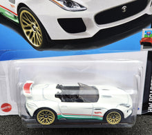 Load image into Gallery viewer, Hot Wheels 2024 '15 Jaguar F-Type Project 7 White #116 HW Roadsters 5/5 New Long Card