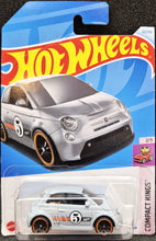 Load image into Gallery viewer, Hot Wheels 2024 Fiat 500e Grey #22 Compact Kings 2/5 New Long Card