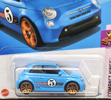 Load image into Gallery viewer, Hot Wheels 2024 Fiat 500e Light Blue #22 Compact Kings 2/5 New Long Card