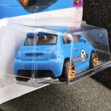 Load image into Gallery viewer, Hot Wheels 2024 Fiat 500e Light Blue #22 Compact Kings 2/5 New Long Card