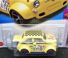 Load image into Gallery viewer, Hot Wheels 2024 '60s Fiat 500D Modificado Light Yellow #117 Compact Kings 5/5 New Long Card