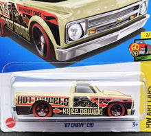 Load image into Gallery viewer, Hot Wheels 2024 '67 Chevy C10 Tan #83 HW Art Cars 2/10 New Long Card
