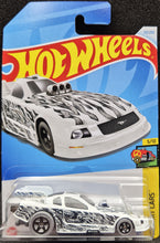 Load image into Gallery viewer, Hot Wheels 2024 Mustang Funny Car White #112 HW Art Cars 5/10 New Long Card