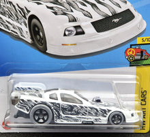 Load image into Gallery viewer, Hot Wheels 2024 Mustang Funny Car White #112 HW Art Cars 5/10 New Long Card