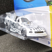 Load image into Gallery viewer, Hot Wheels 2024 Mustang Funny Car White #112 HW Art Cars 5/10 New Long Card