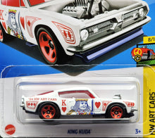 Load image into Gallery viewer, Hot Wheels 2024 King Kuda White Green #152 HW Art Cars 8/10 New Long Card