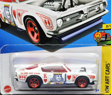Load image into Gallery viewer, Hot Wheels 2024 King Kuda White Green #152 HW Art Cars 8/10 New Long Card