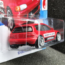 Load image into Gallery viewer, Hot Wheels 2024 '92 Honda Civic EG Red #95 HW J-Imports 4/10 New