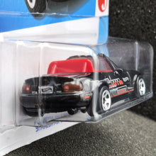 Load image into Gallery viewer, Hot Wheels 2024 '91 Mazda MX-5 Miata Black #120 HW J-Imports 6/10 New Long Card