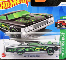 Load image into Gallery viewer, Hot Wheels 2024 Layin' Lowrider Black #113 HW Reverse Rake 3/5 New