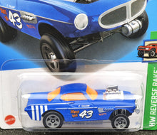 Load image into Gallery viewer, Hot Wheels 2024 Volvo P1800 Gasser Matte Blue #153 HW Reverse Rake 4/5 New Long Card