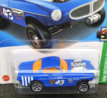 Load image into Gallery viewer, Hot Wheels 2024 Volvo P1800 Gasser Matte Blue #153 HW Reverse Rake 4/5 New Long Card