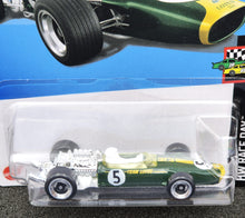 Load image into Gallery viewer, Hot Wheels 2024 '67 Lotus Type 49 British Racing Green #188 HW Race Day 8/10 New Long Card