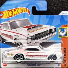 Load image into Gallery viewer, Hot Wheels 2024 '68 Dodge Dart White #142 Muscle Mania 1/5 New